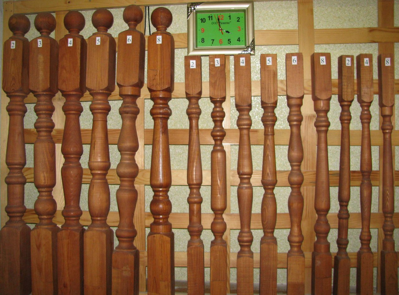 балясины в Екатеринбурге для лестниц из дерева